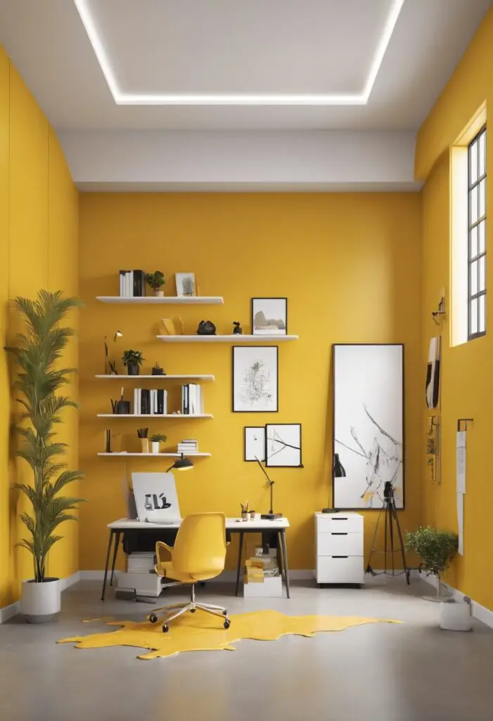 Fun Yellow Paint Brings Modern Charm to Your Kitchen in 2024