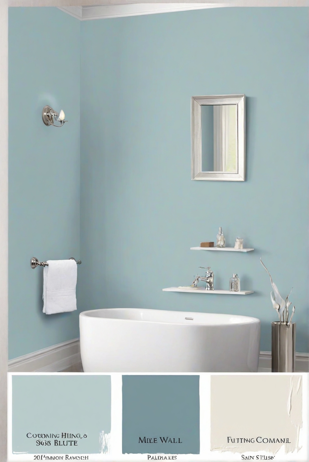 Is Hinting Blue (SW 6519) Wall paint good for Bathroom [2024] Best ...