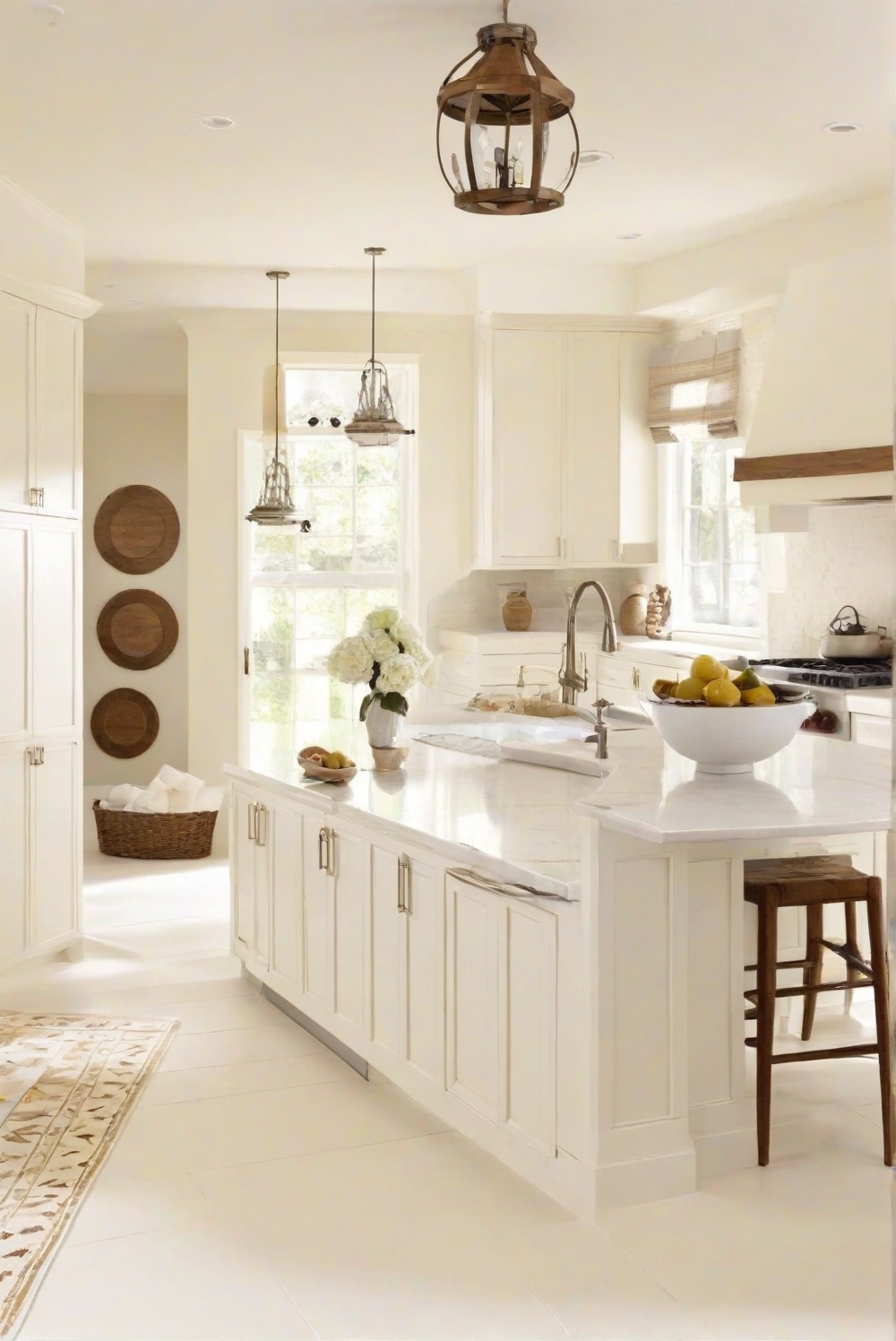 Is NAVAJO WHITE (SW 6126) wall paint good for Kitchen with a white rug ...