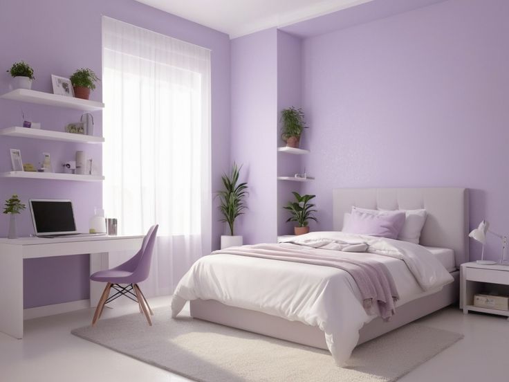 Transforming Spaces with Light Purple Bedroom Elegance In 2024