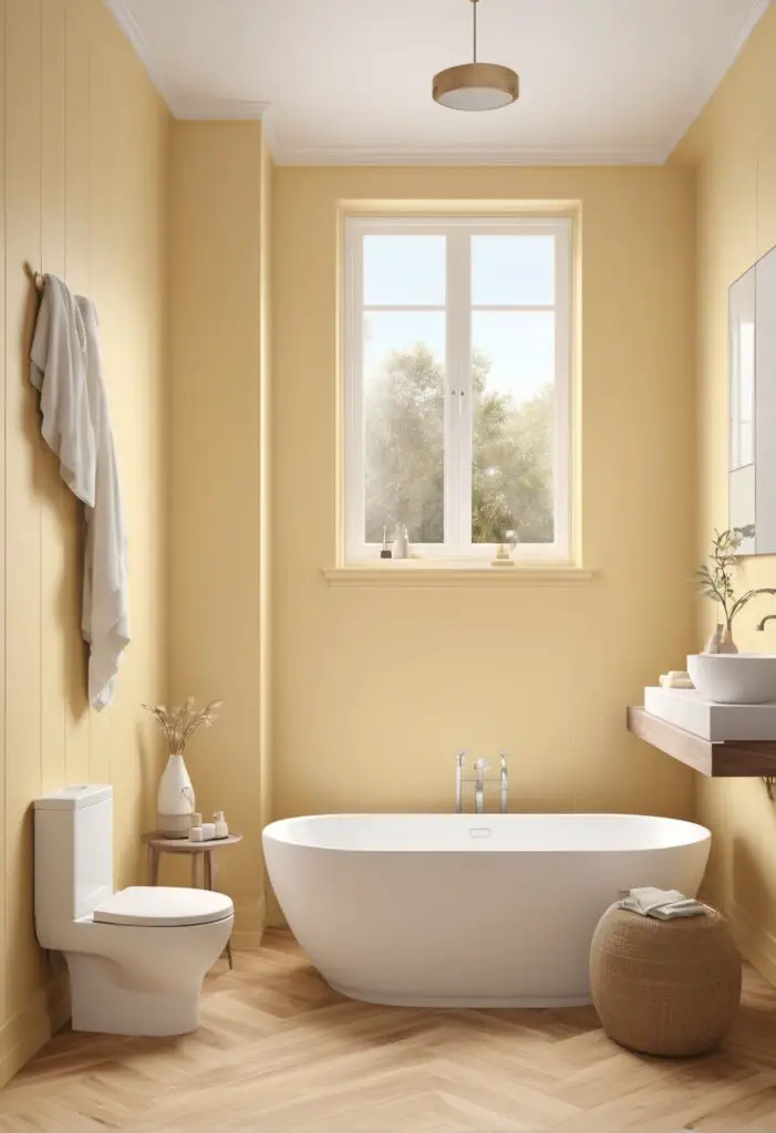 Transform Your Bathroom: Embrace 2024's Banana Cream Paint Trend