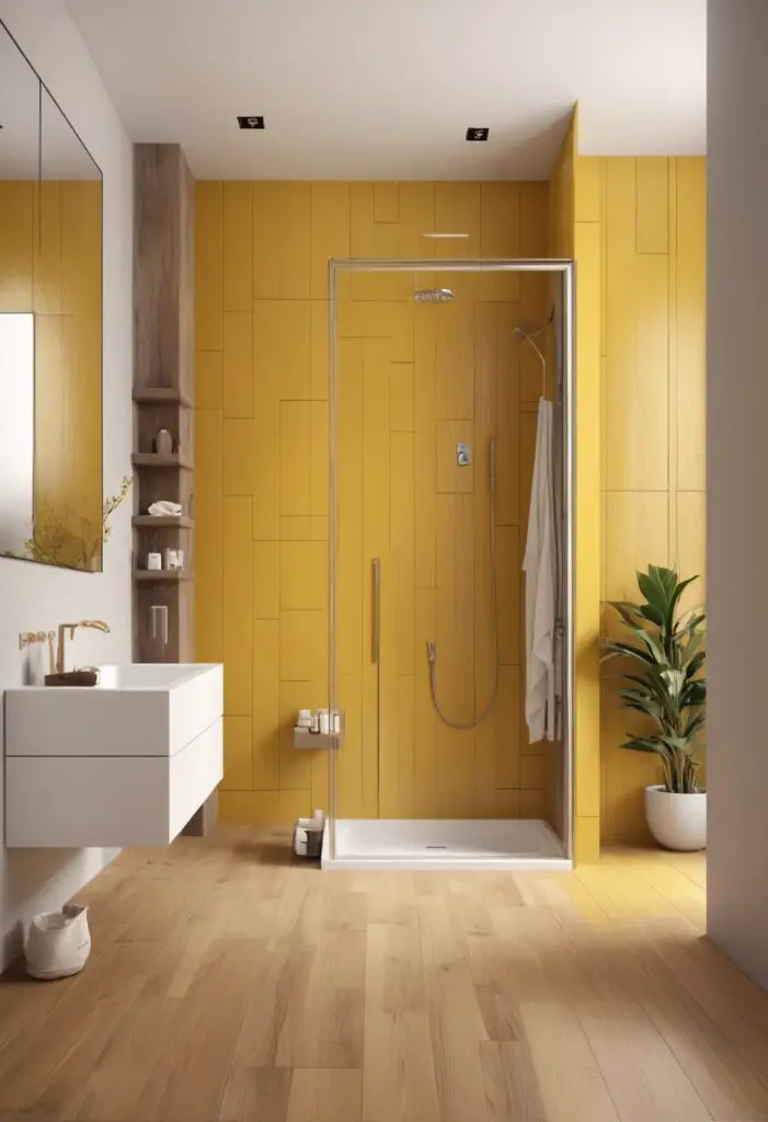 Splash of Sunshine: Transform Your Bathroom with 2024's Glad Yellow