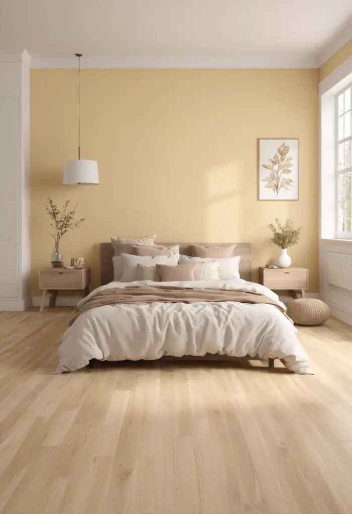 Transform Your Bedroom with 2024's Soothing Banana Cream Paint