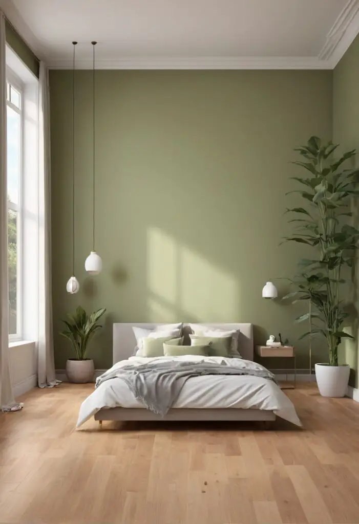 Serenity in Style: Transform Your Bedroom with 2024's Cucumber Paint