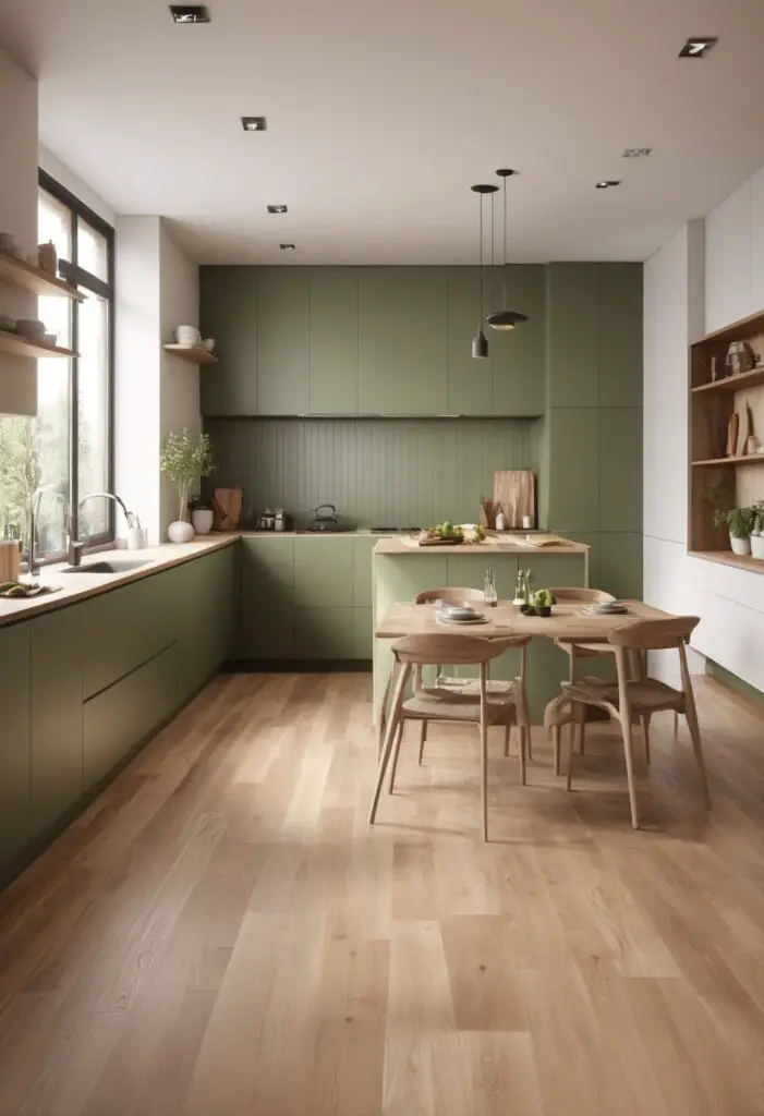 Cool Elegance: Transform Your Kitchen with 2024's Cucumber Paint Color