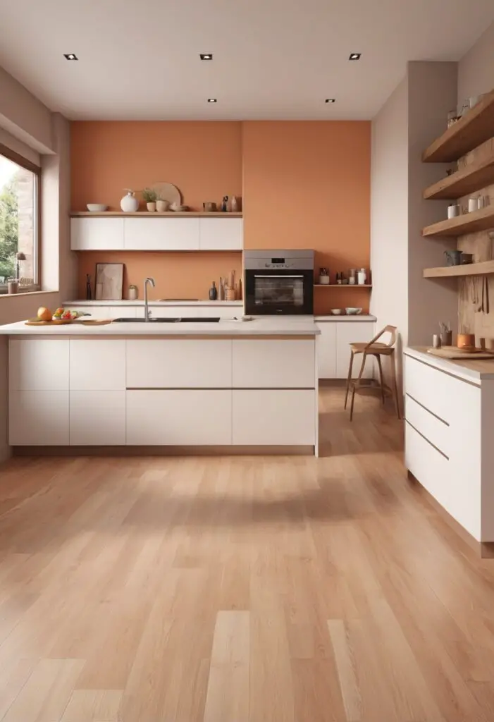 Whet Your Appetite for Style: Avid Apricot Paint for 2024 Kitchens