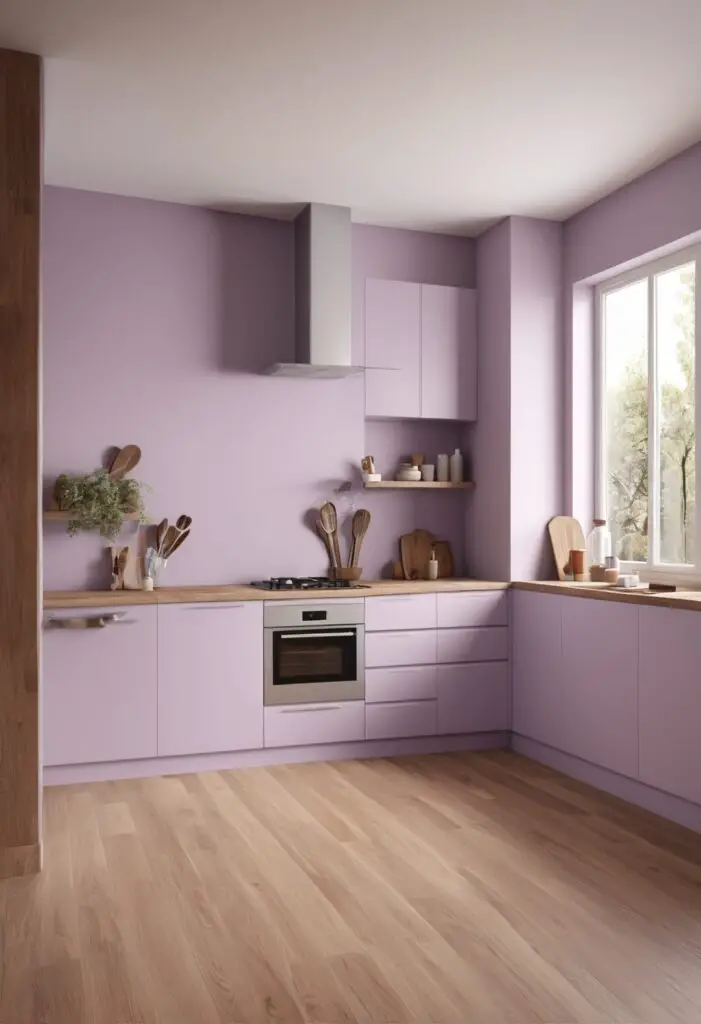 Embrace Serenity in Your Kitchen: Euphoric Lilac Paint Color Unveiled for 2024