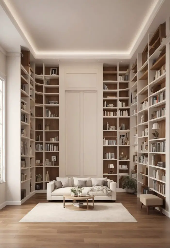 Create a Tranquil Escape: Choice Cream Paint for Your 2024 Library Refresh