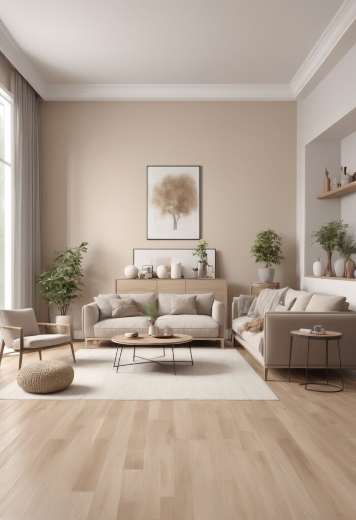 Harmonize Your Space: 2024's Balanced Beige Paint Sets the Tone