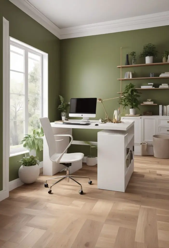 Refresh Your Workspace with 2024's Trendiest Hue: Cucumber Paint