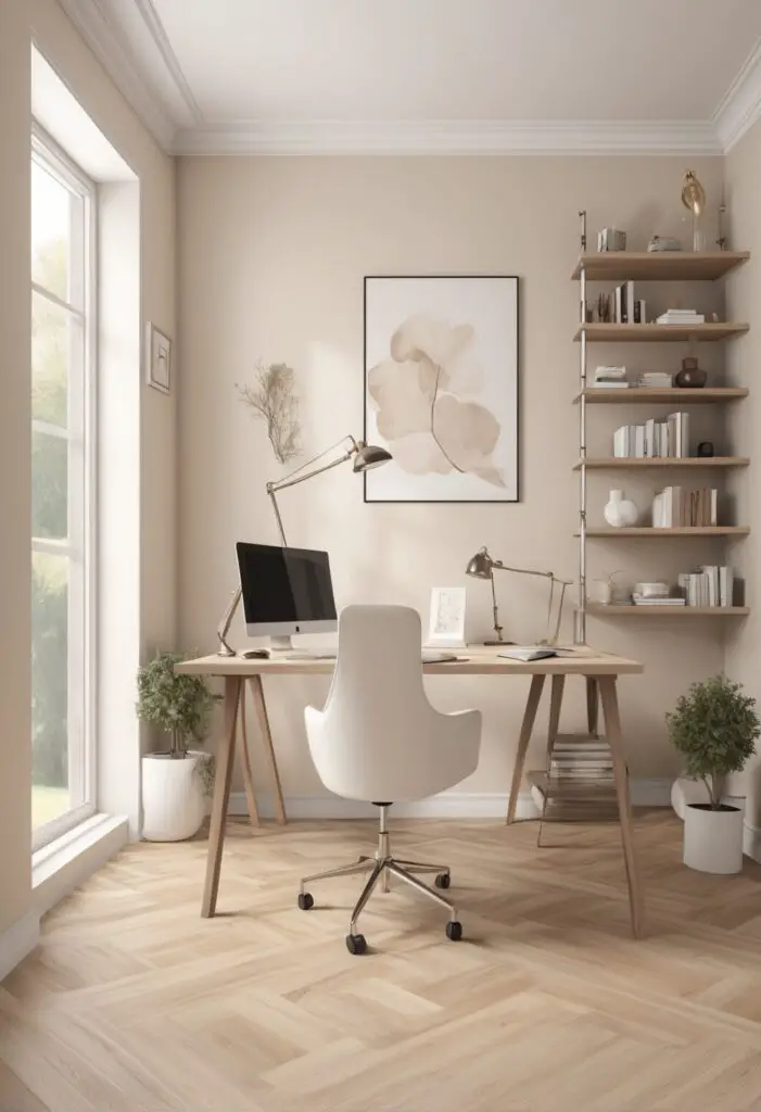 Elevate Your Office Aesthetic with 2024's Restoration Ivory Paint