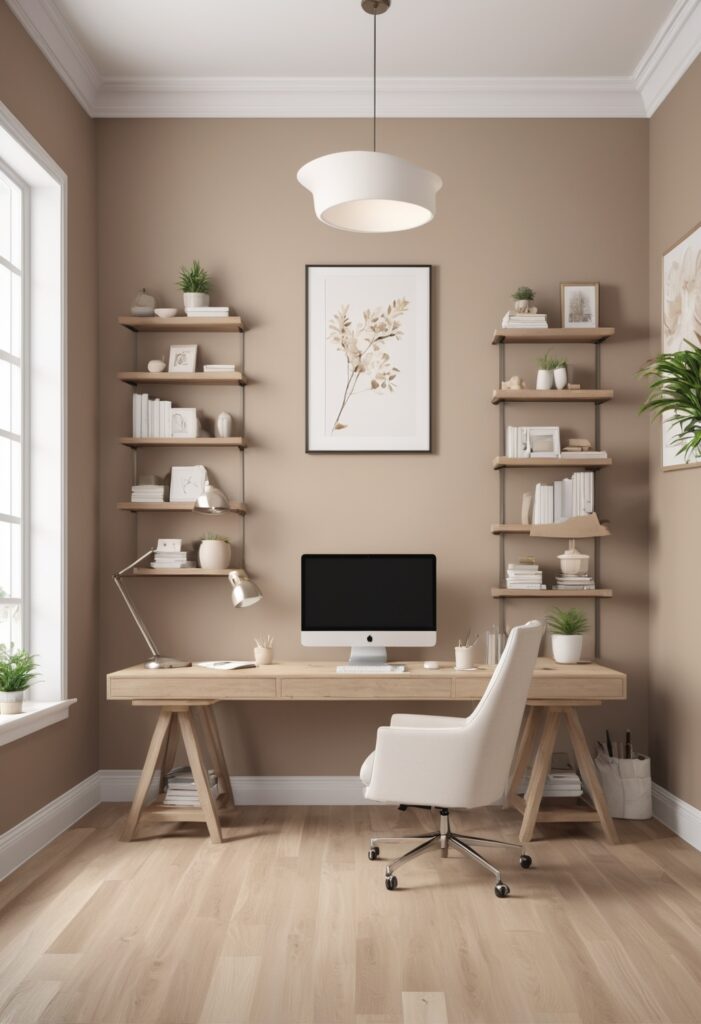 Harmony in Design: Embrace 2024's Balanced Beige Paint for Modern Offices