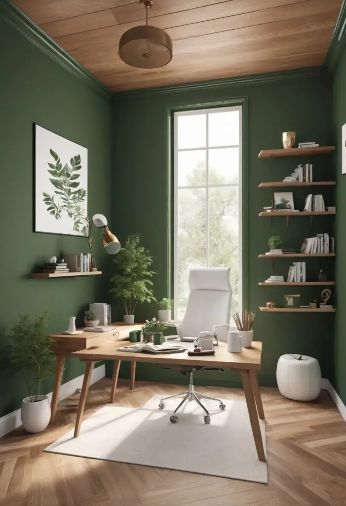 Unwind and Refresh: Embrace 2024's Reclining Green for Office Spaces