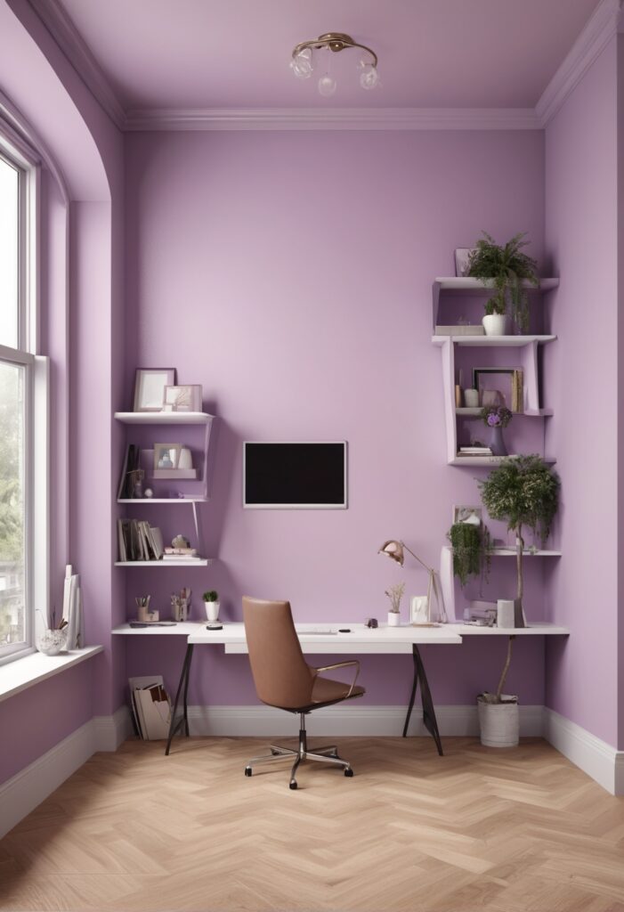 Elevate Your Workspace: Embrace Euphoric Lilac Paint for 2024