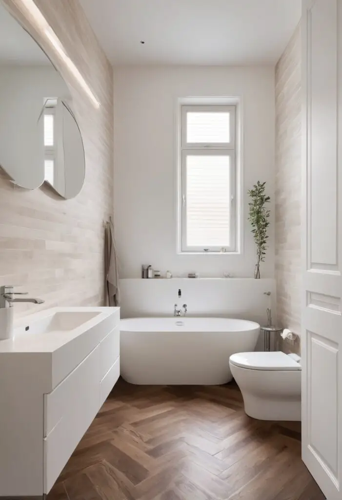 Elevate Your Bathroom Elegance: Nacre Paint Color for 2024