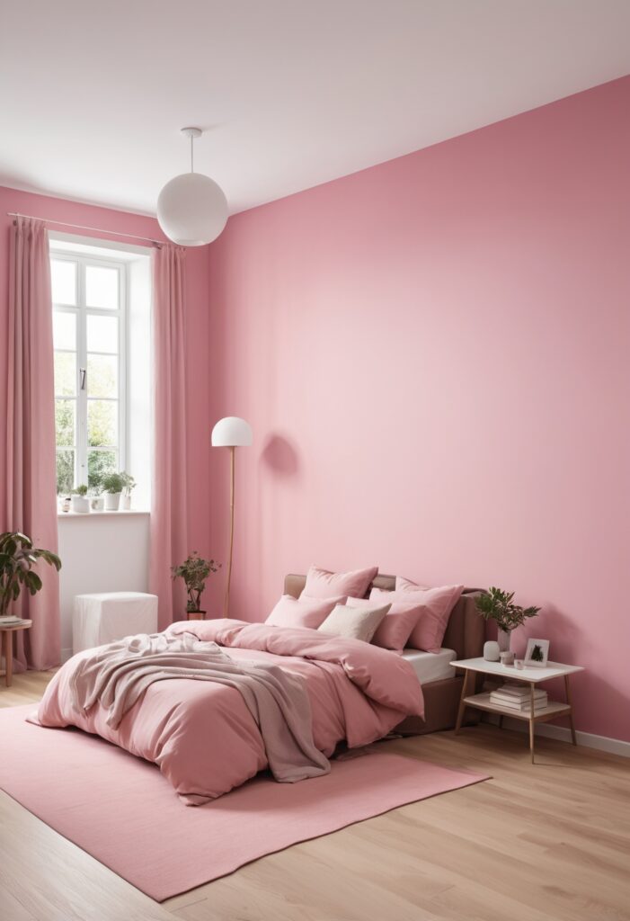 Wake Up Happy: Transform Your Bedroom with in the Pink Paint