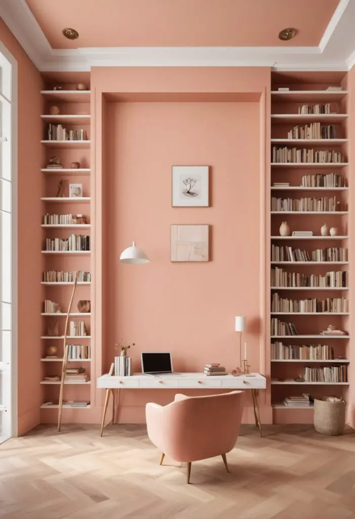 Transform Your Reading Space: Cosmetic Peach Paint Trends for 2024
