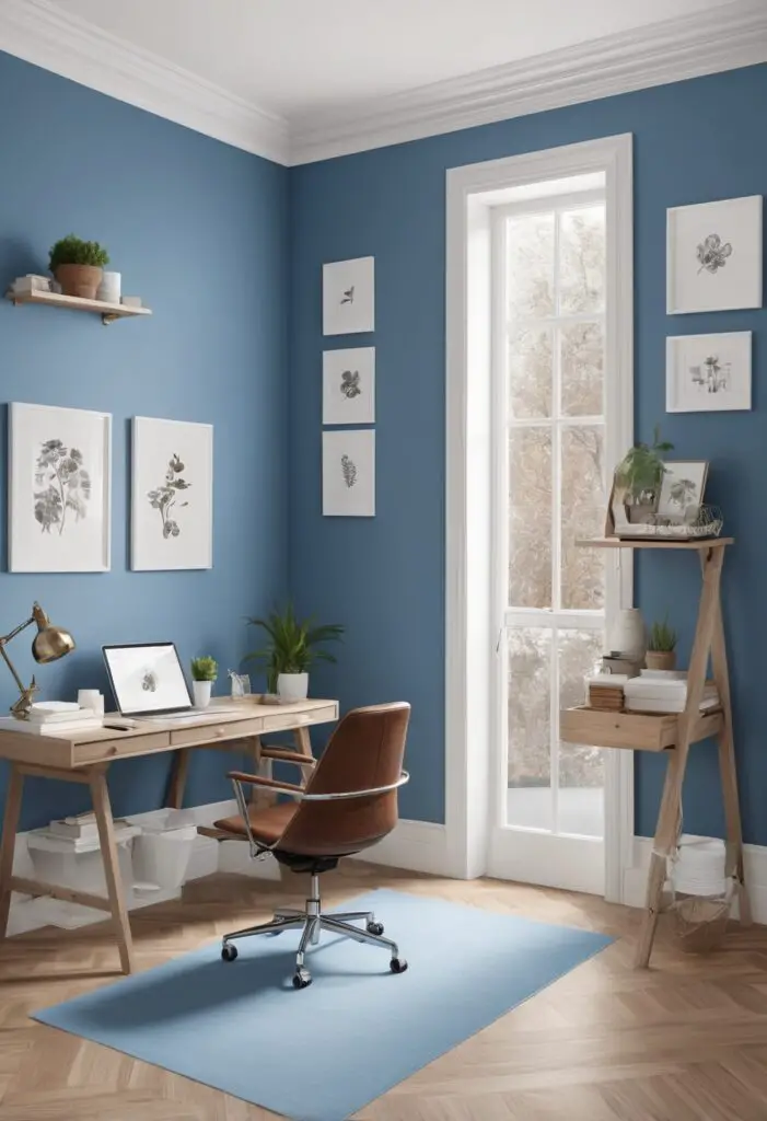 Bring Peace to Your Workspace: Blissful Blue Paint Color for 2024