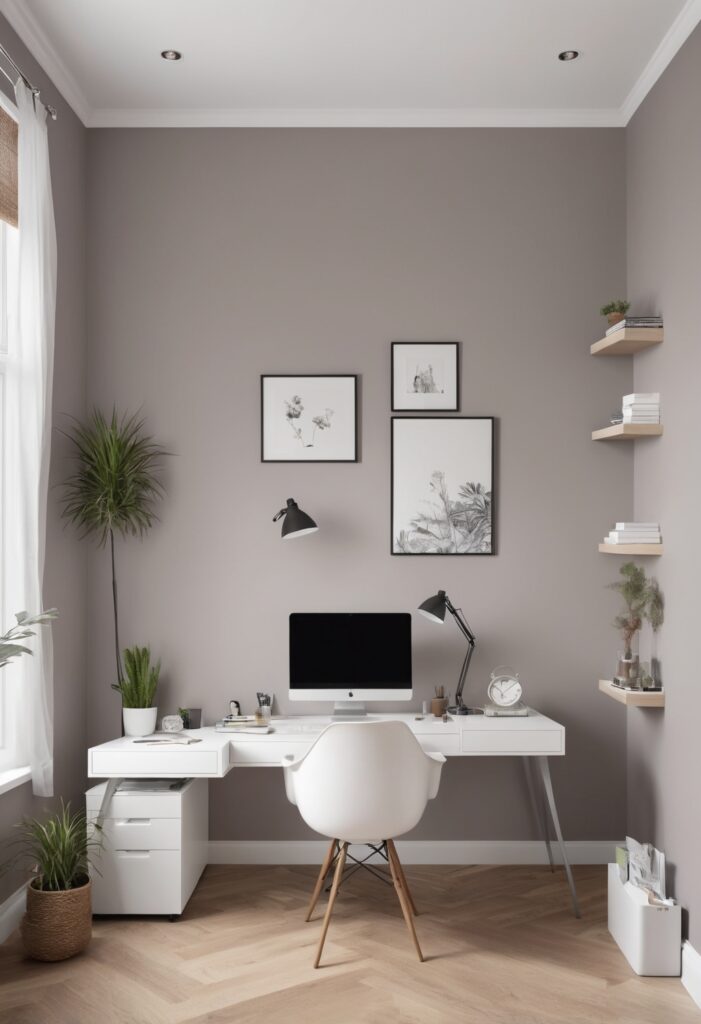 Create a Serene Workspace with 2024's Morning Fog Paint Color