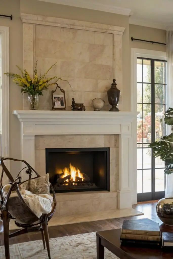 fireplace design, living room decor, interior design ideas, home remodeling, cozy home design, modern interior design, home renovation