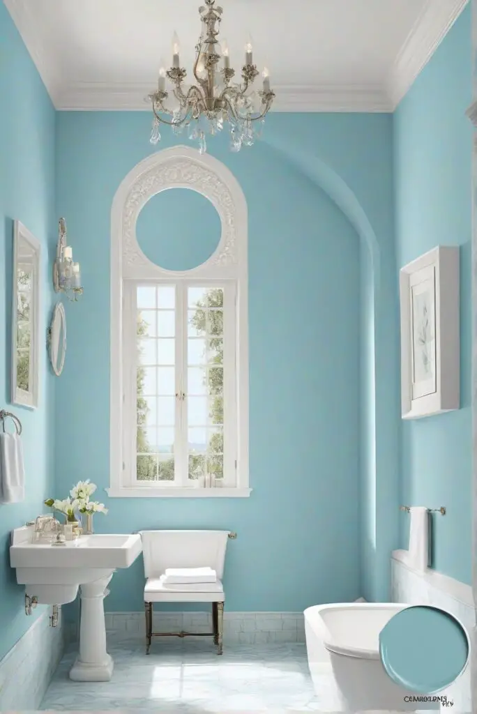 blue bathroom paint, interior design bathroom, best bathroom paint, wall paint for bathroom