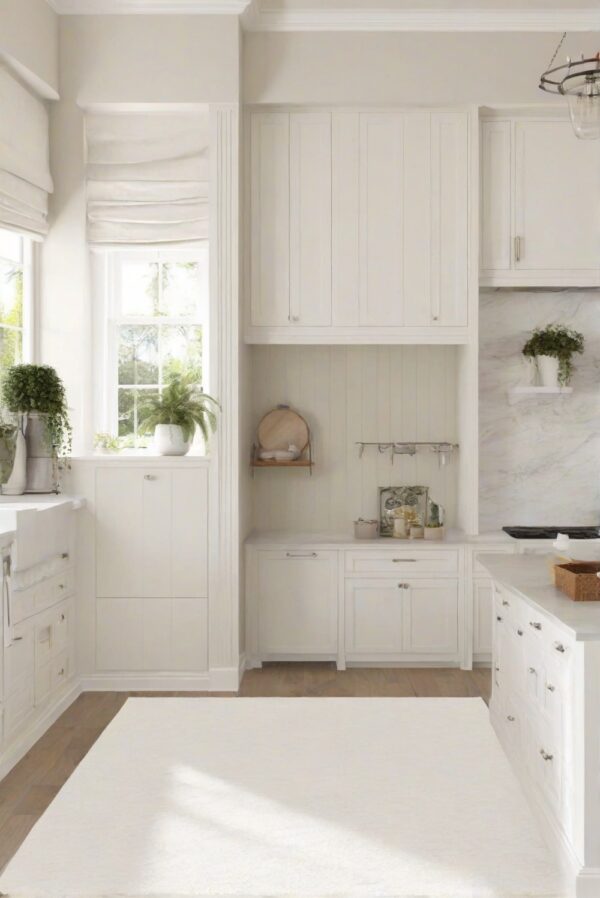 Is WIND'S BREATH (OC-24) wall paint good for Kitchen with a white rug ...