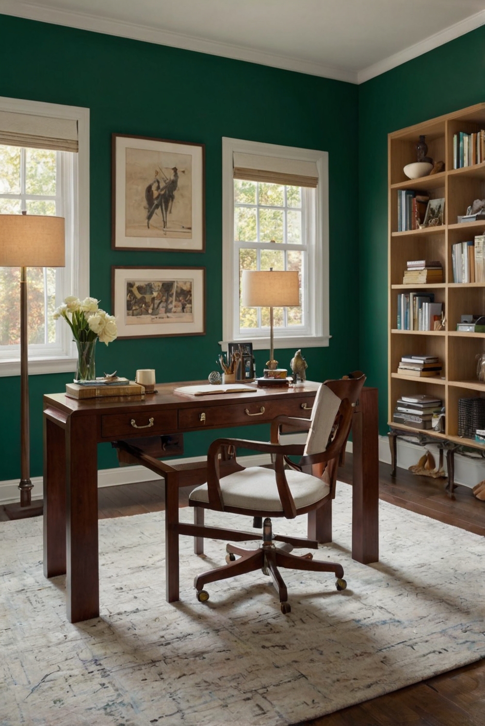What’s your favorite color scheme for a home office? - West Pear Interiors