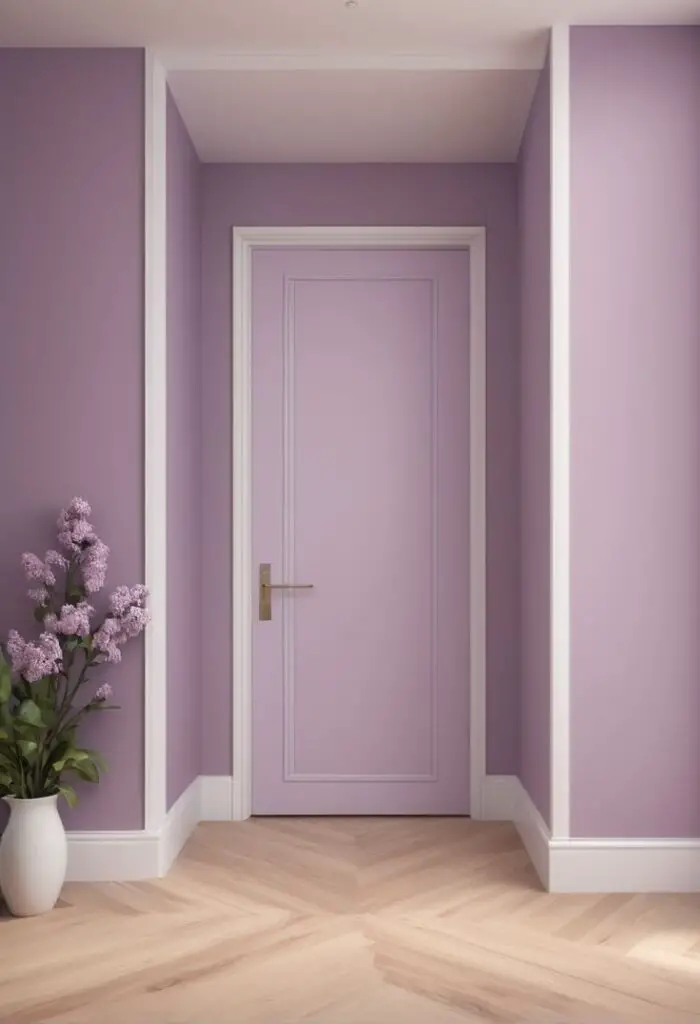 Welcome with Wow: Modernize Your Entrance with (Inspired Lilac) Paint In 2024