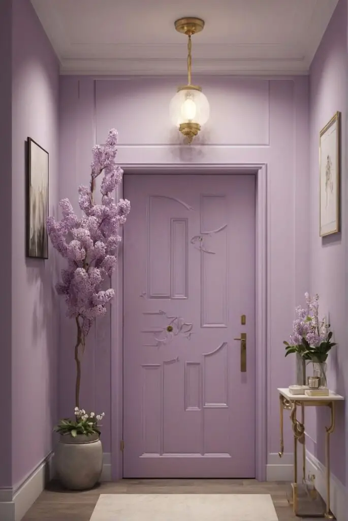 Entrance Enchantment: Novel Lilac Paint Setting the Tone for 2024