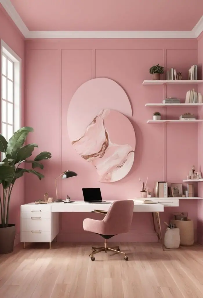 Infuse Romance into Your Workspace: Bella Pink Paint for 2024