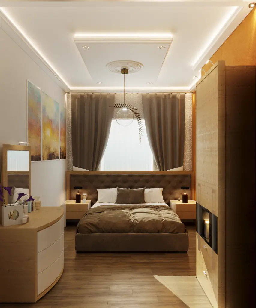 Experience Opulence: Butterscotch Paint Elevates Bedroom Design in 2024