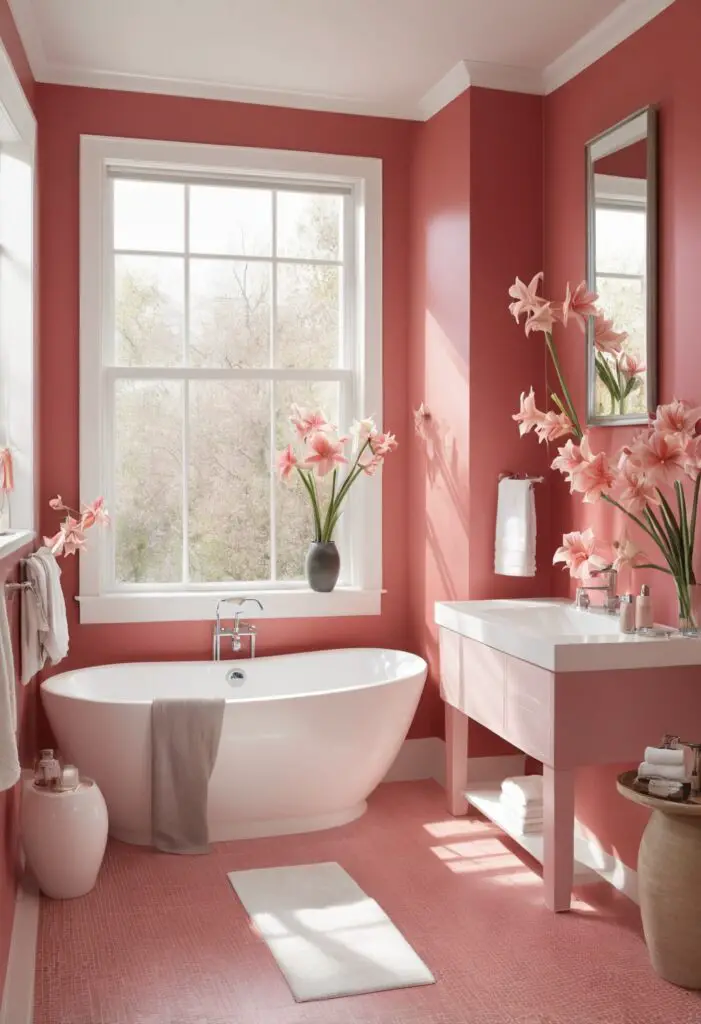 Bold and Beautiful: Amaryllis Paint for a Chic 2024 Bathroom Makeover