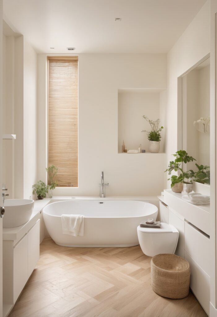 Elevate Your Bathroom with 2024's Intricate Ivory Paint