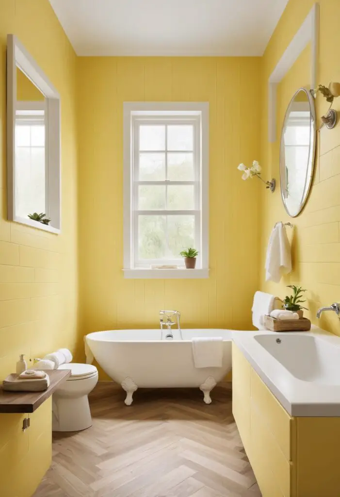 Revitalize Your Bathroom with 2024's Vibrant Lemon Twist Paint