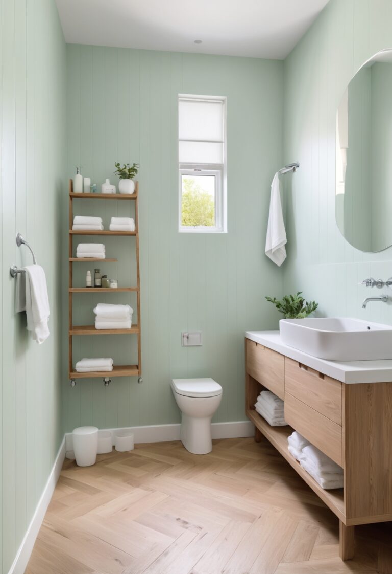 Fresh and Invigorating: Lighter Mint Paint for Modern Bathrooms in 2024 ...