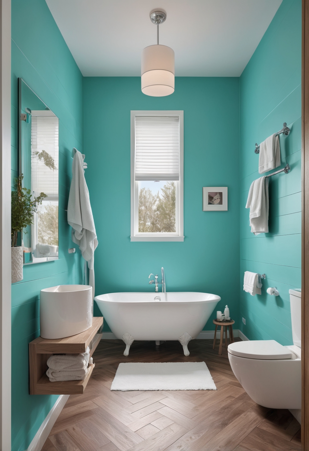 Revamp Your Bathroom with 2024's Nifty Turquoise Paint - West Pear ...