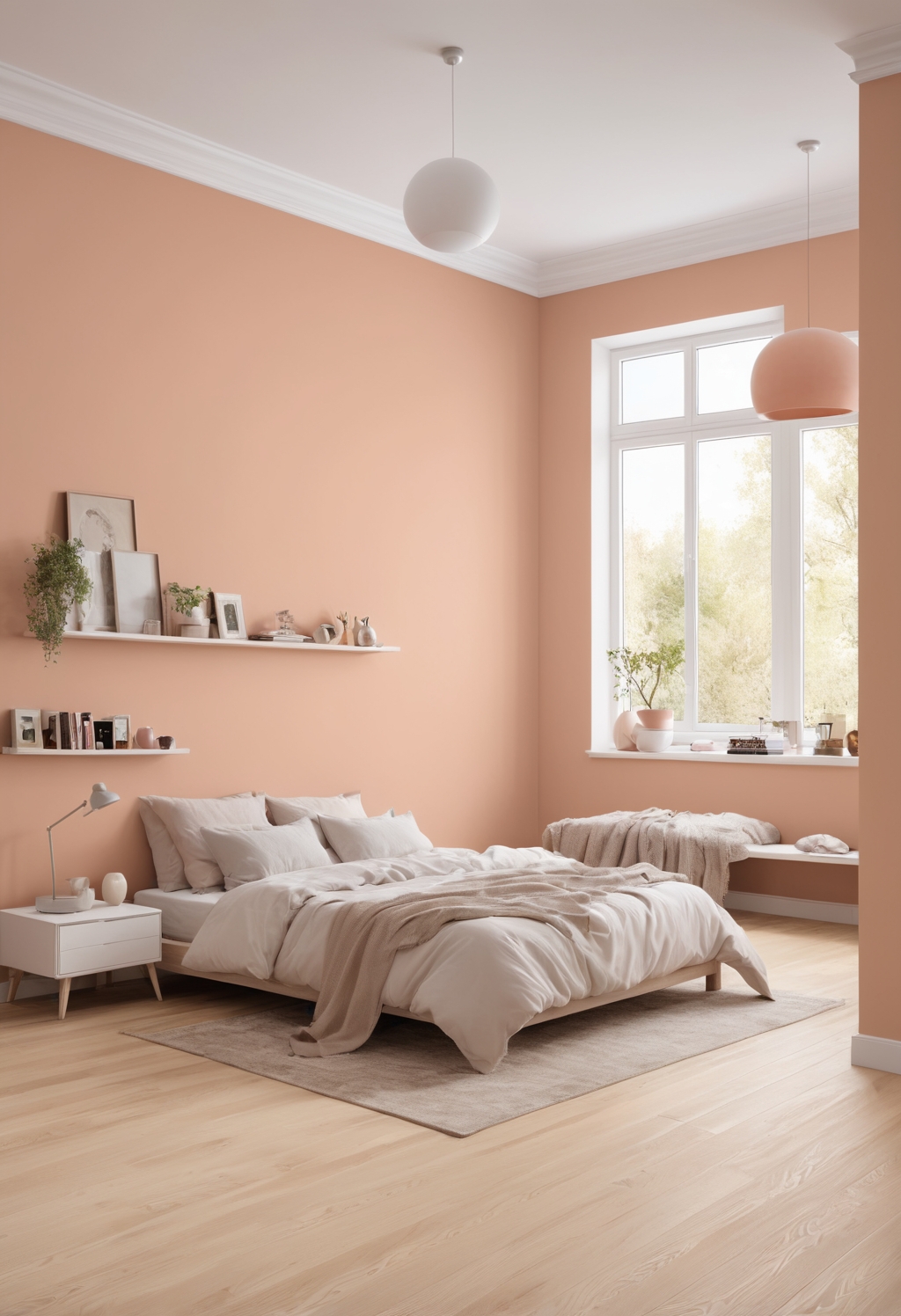 Revitalize Your Bedroom with 2024's Certain Peach Paint
