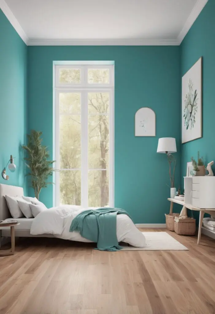 Transform Your Bedroom: Holiday Turquoise Paint for a Modern 2024 Look