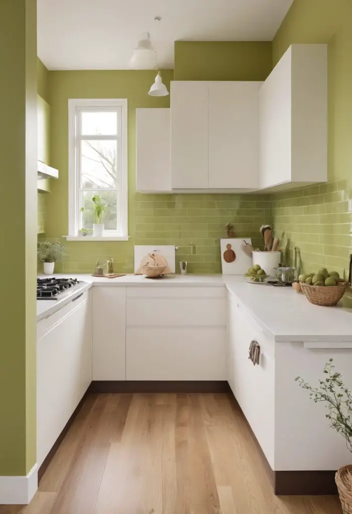 Brighten Your Kitchen with Kiwi Paint: 2024's Bold New Trend