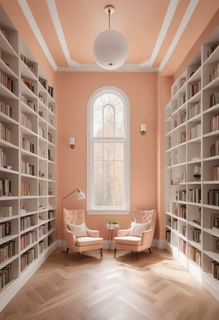 Revitalize Your Reading Space: Discover 2024's Neighborly Peach Paint