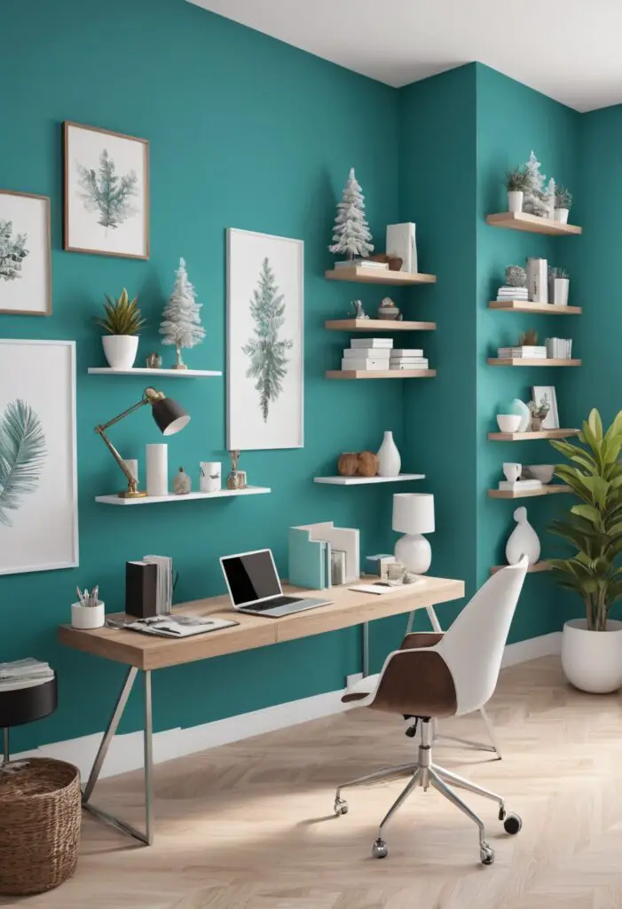 Embrace Tranquility: Holiday Turquoise Paint Sets the Tone for 2024 Offices