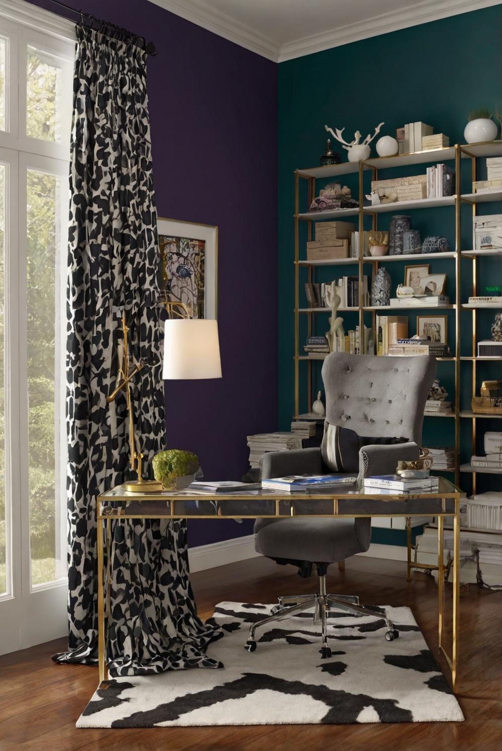 Do you like to use bold colors for your home office storage units ...