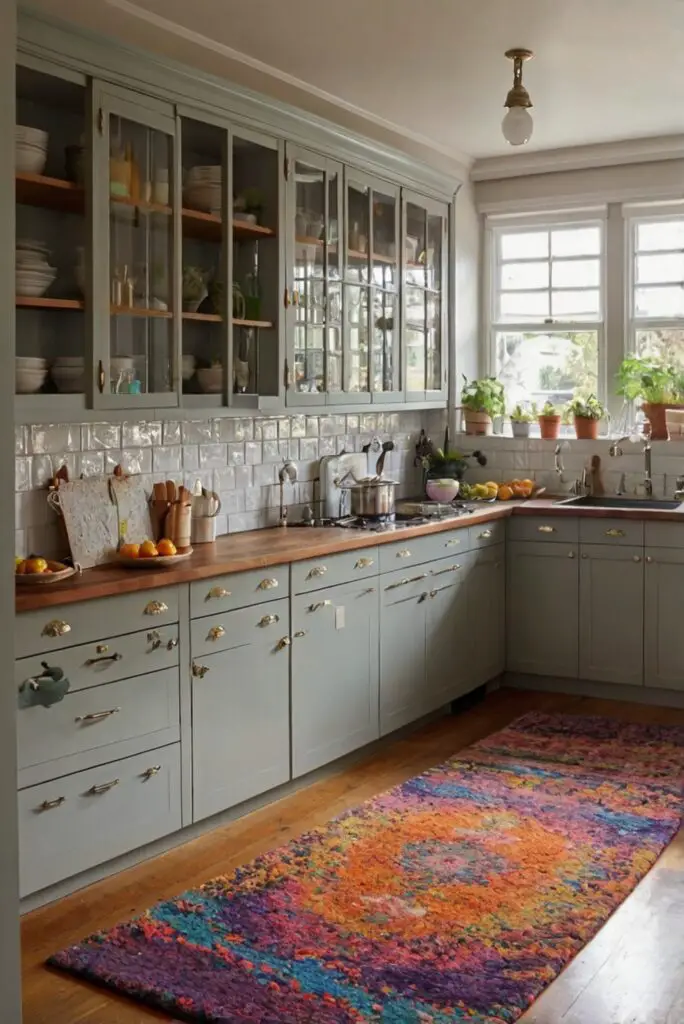 colorful kitchen rugs, kitchen rug designs, vibrant kitchen mats, stylish kitchen rug options