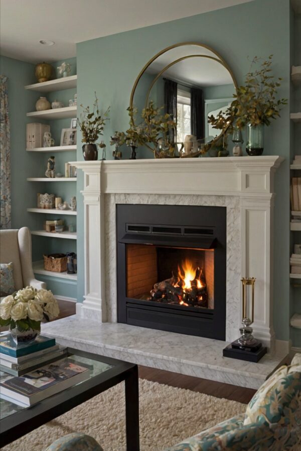 Fireplace Mantel Magic: Tips for Harmonizing Your Living Room and ...