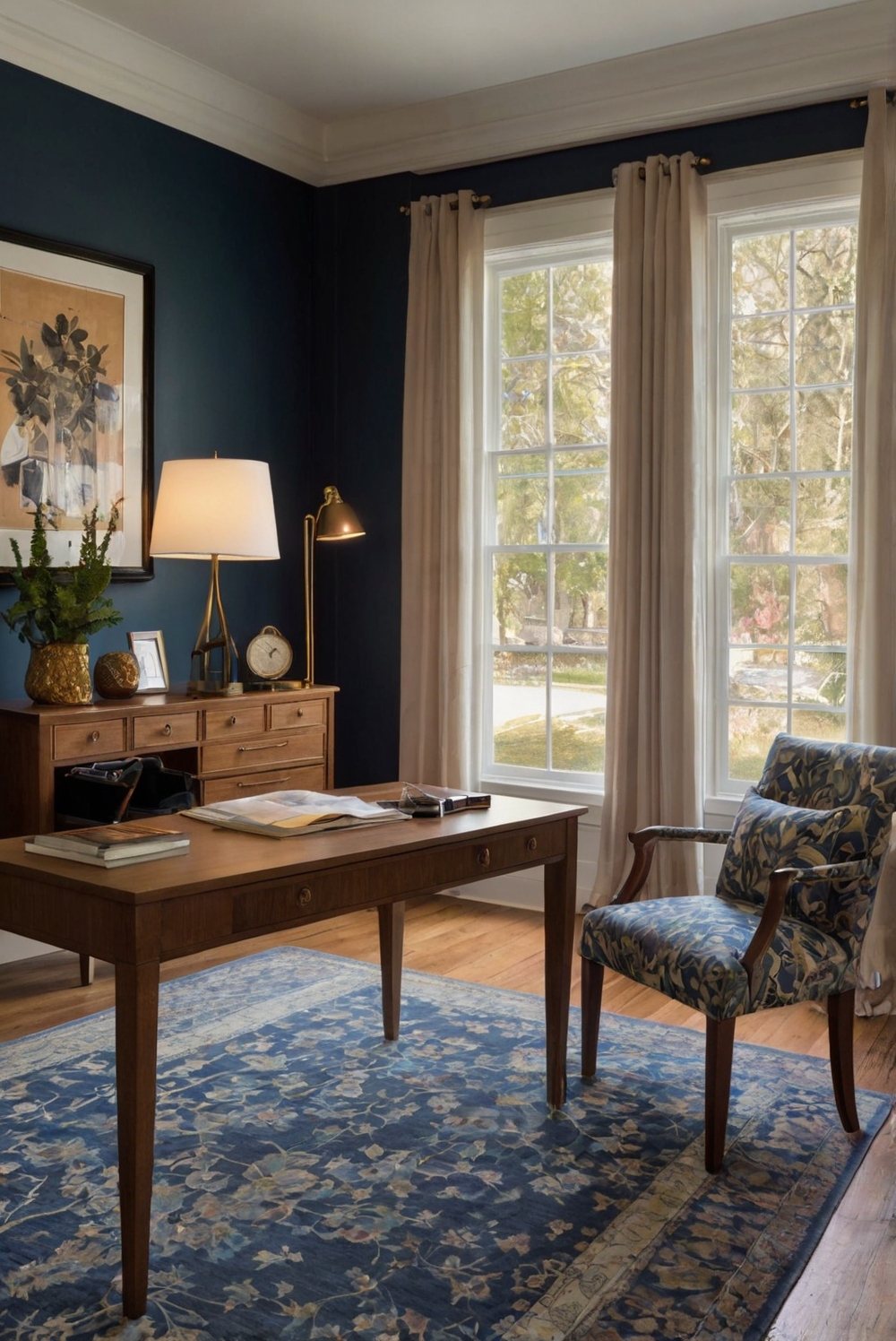 How do you choose the right color for home office window treatments ...