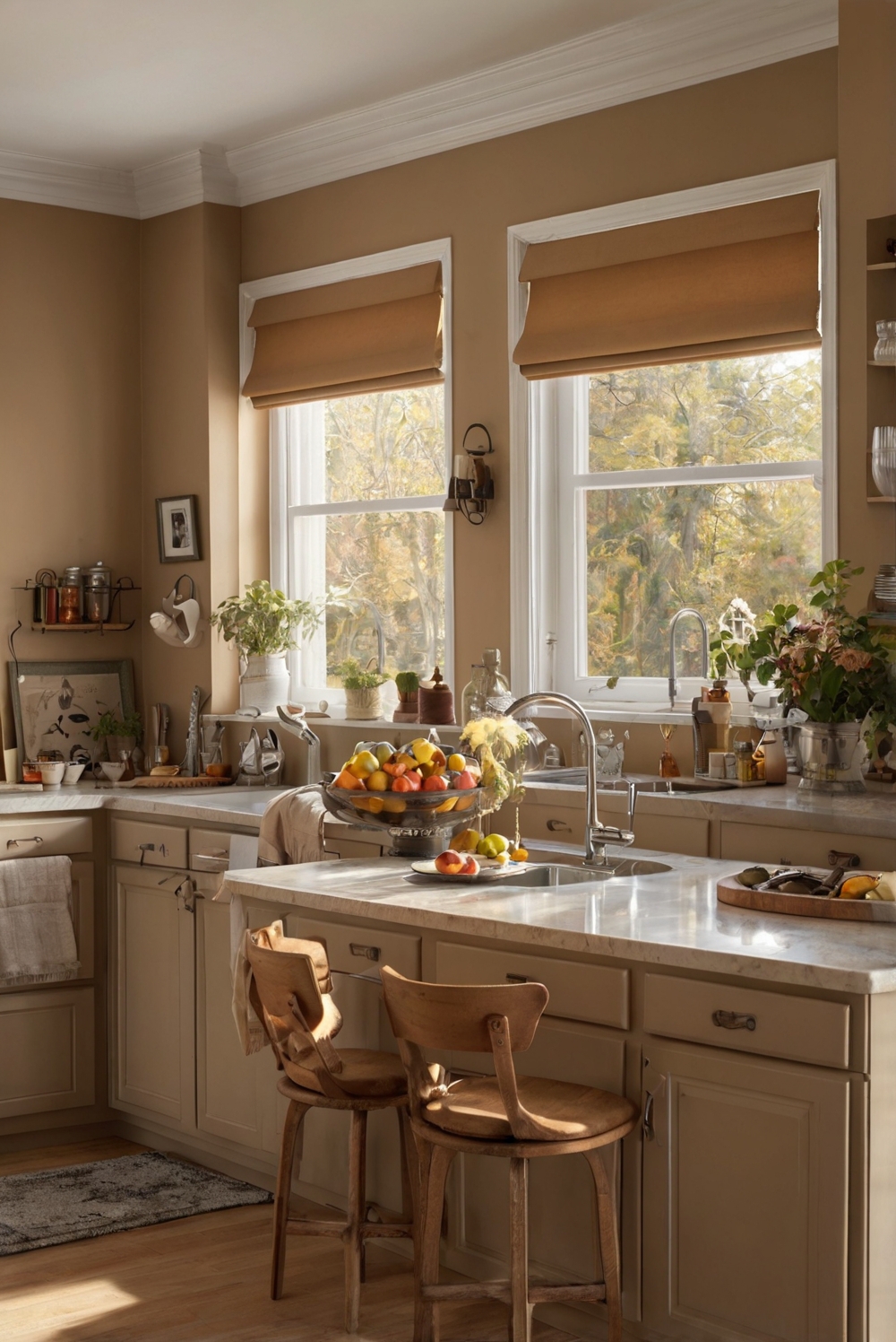 How do you choose the right color for kitchen curtains or blinds ...