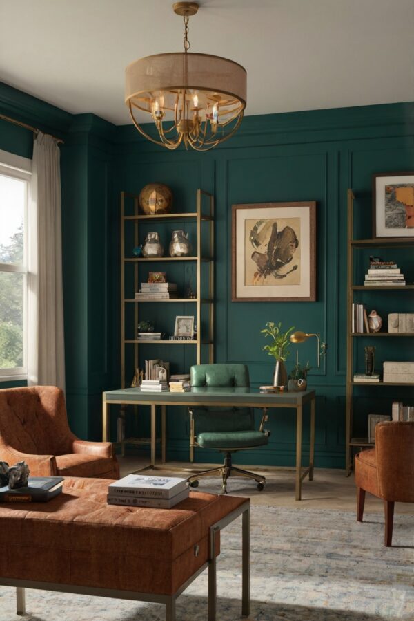 How do you use color to make your home office feel more inviting? - West Pear Interiors