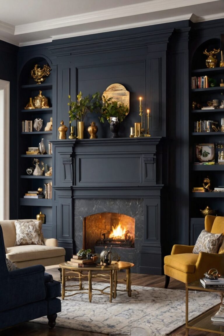 How to Design a Traditional Living Room with a Statement Fireplace ...