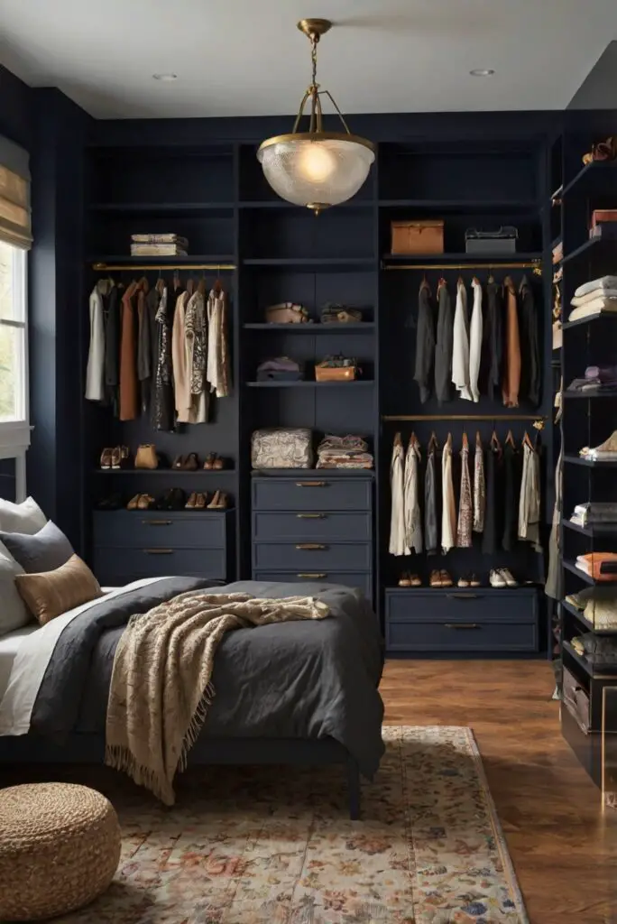 closet organization systems, walk-in closet design, custom closet solutions, bedroom storage solutions