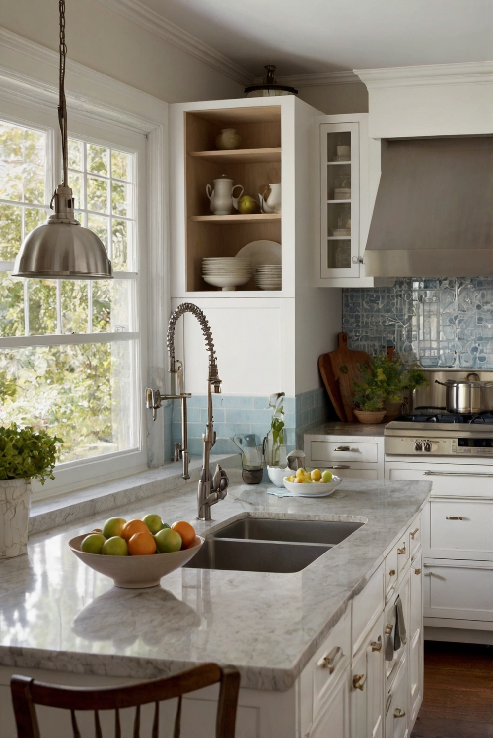 Using Color to Define Zones in an Open-Plan Kitchen - West Pear Interiors